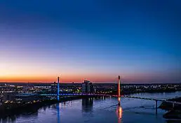 Omaha Skyline Drone Photo